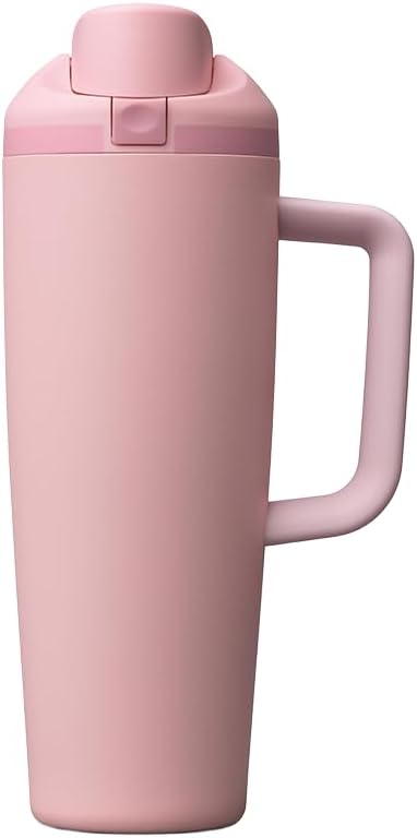 owala Freeship - Vaso de agua de cuarzo rosa, 27.4 fl oz, vaso Free...