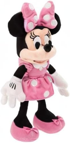 Disney Store Peluche Oficial de Minnie Mouse en Rosa - 14 Pulgadas...