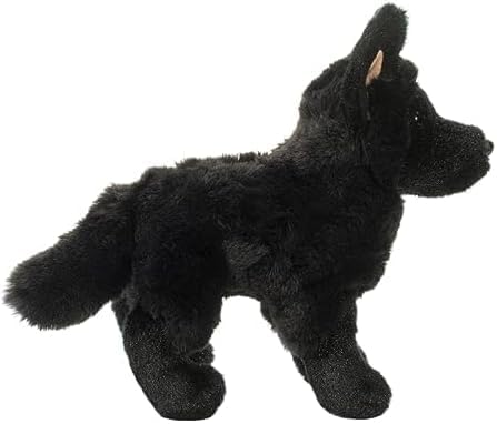 Douglas Harko Perro pastor alemán negro de peluche