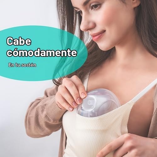 Cimilre Paquete de extractor de leche portátil P1 y tazas de recole...