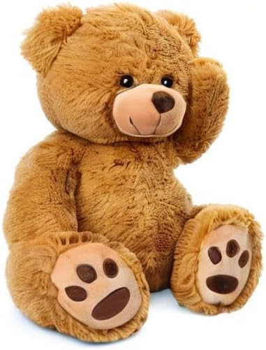 LotFancy Oso de peluche, peluche suave de 20 pulgadas, color marrón...