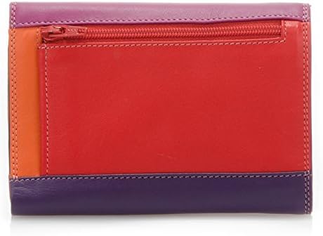 mywalit Cartera de cuero con doble solapa, 6 ranuras para tarjetas...
