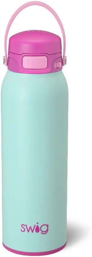 Swig Life Botella de agua EZ Fill de 32 onzas con aislamiento, a pr...