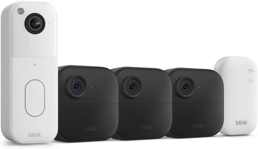 Blink Video Doorbell + Outdoor 4: Cámaras de seguridad inteligentes...