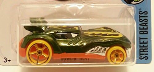 Hot Wheels 2016 Street Beasts Howlin' Heat Treasure Hunt Metálico V...