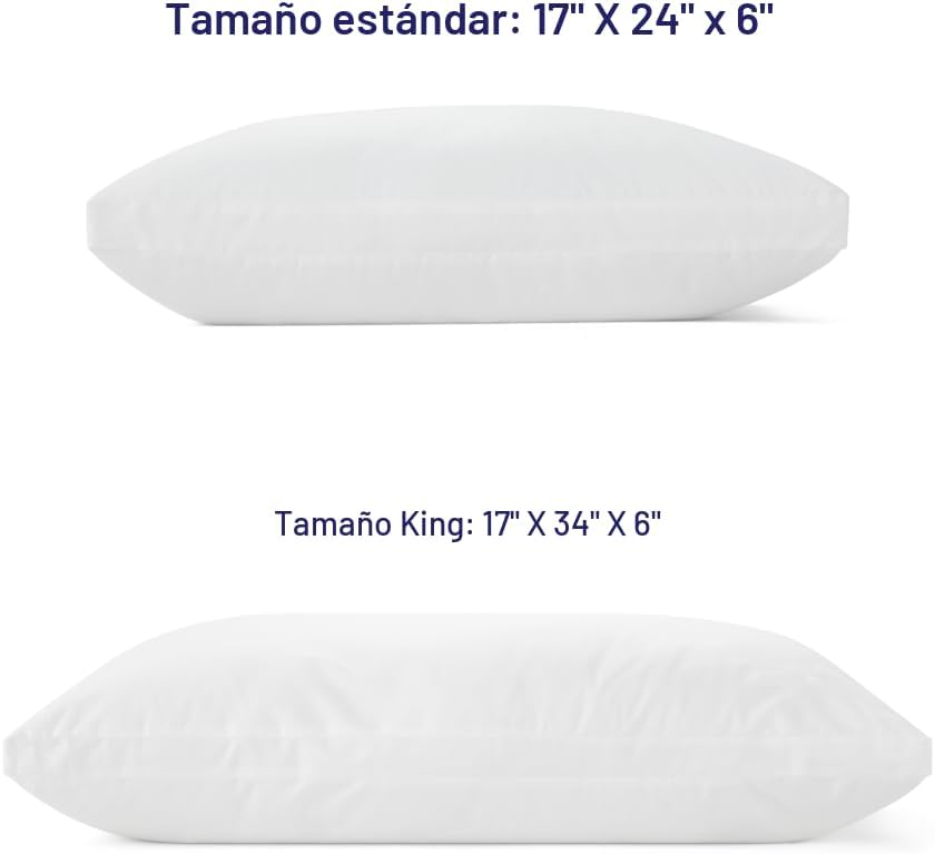 Purple Almohada Cloud tamaño King, almohada de cuello alternativa d...