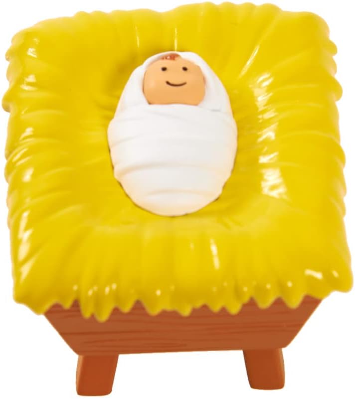 Peanuts Just Play - Juego de figuras de nacimiento navideño de 8 pu...