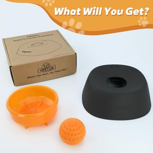 Yipetor Cuenco de lamer para perros, juguetes de rompecabezas de |...