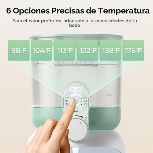 Momcozy KleanPal Pro - Lavadora de biberones y calentador de agua i...
