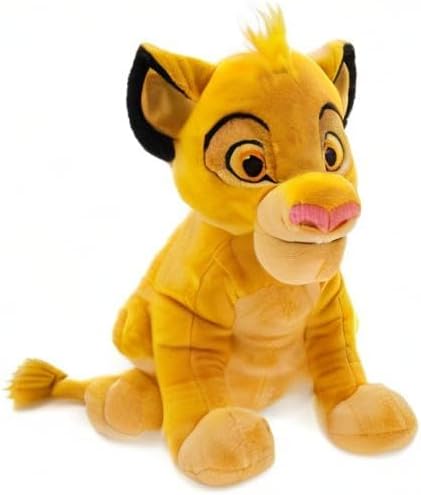 Disney Store Juguete oficial Simba mediano suave para niños, person...