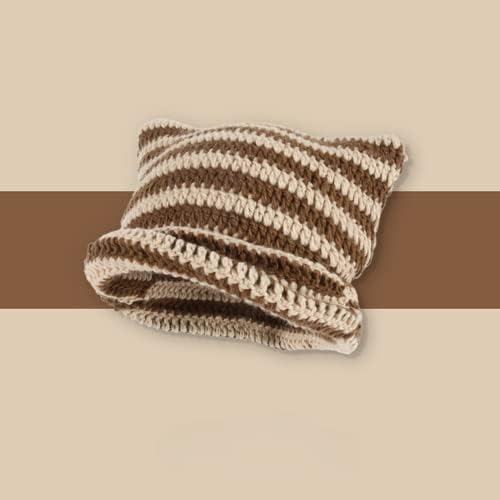 Gorros de ganchillo para mujer, gorro de gato vintage, gorro de zor...