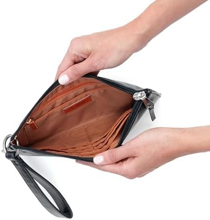 HOBO Vida - Cartera de cuero para mujer con ranuras para tarjetas y...