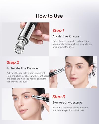 AMIRO Máscara facial ligera para cara, plata + crema de ojos para t...