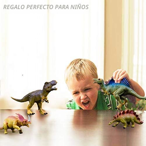 OuMuaMua Juguetes de dinosaurio, juego de figuras de dinosaurio de...