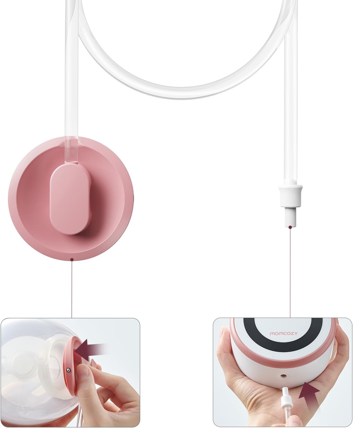 Momcozy - Tubo único original para repuesto de bomba V1 Pro\/V2 Pro...