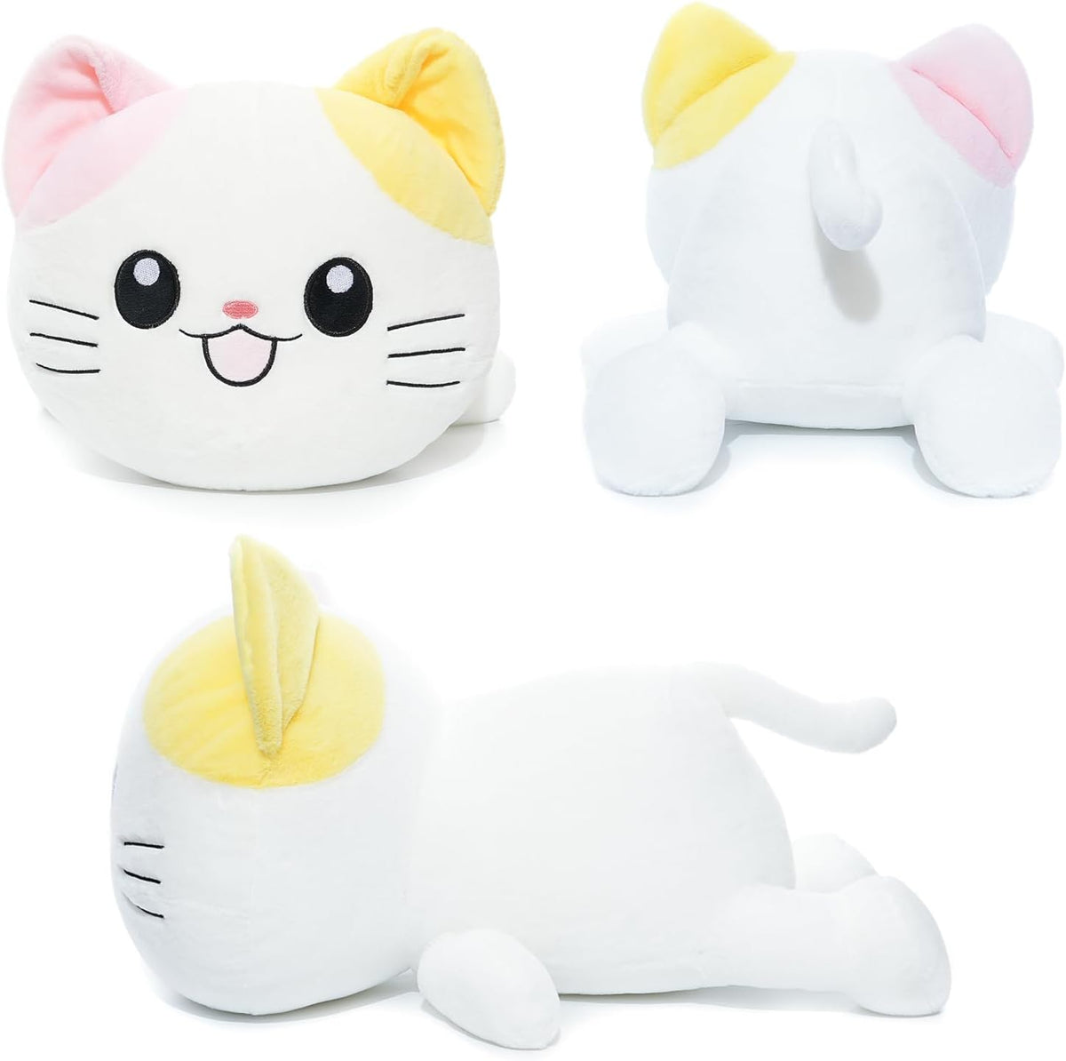 WEIGEDU - Almohada de peluche Kawaii de gato, 18 pulgadas | Juguete...