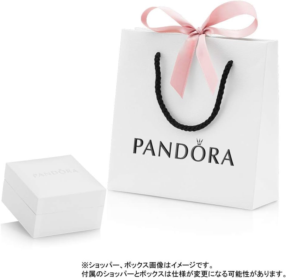 Pandora Icons Pulsera de cadena de serpiente chapada en oro rosa de...