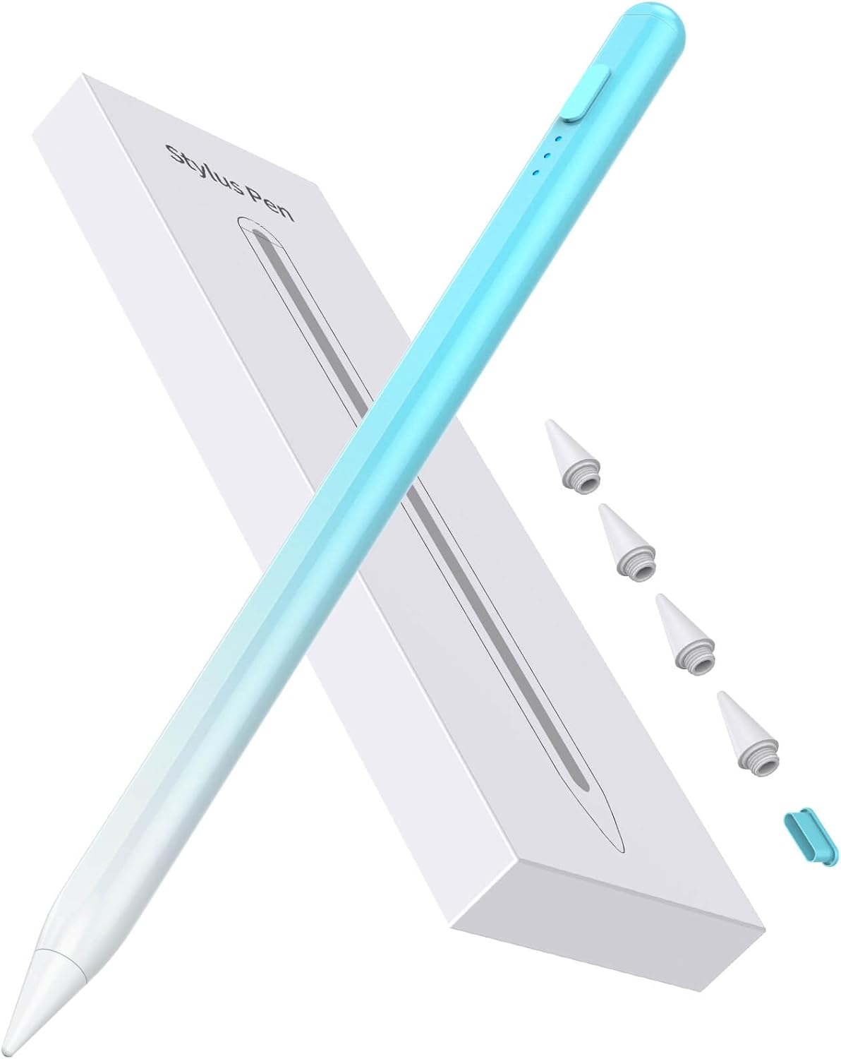 DEGGE - Lápiz capacitivo para iPad 2018-2025, Carga rápida de 15 mi...