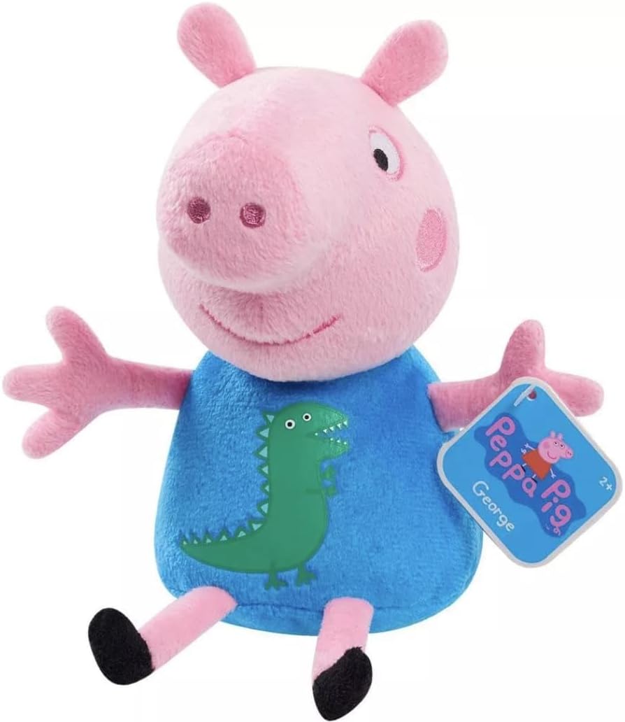 Peppa Pig - Peluche de frijol de 6 pulgadas | George