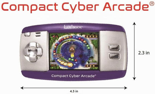 Consola de juegos portátil compacta Cyber Arcade, 250 juegos, LCD,...
