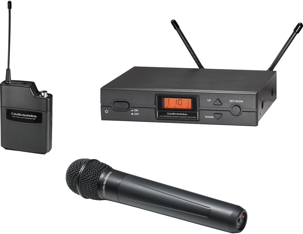 Audio-Technica - Sistema inalámbrico de bolsillo, Serie ATW-2110AD...