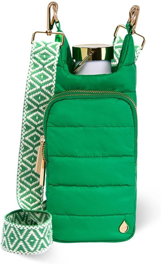 WanderFull HydroBag - Soporte cruzado para botella de agua con bols...