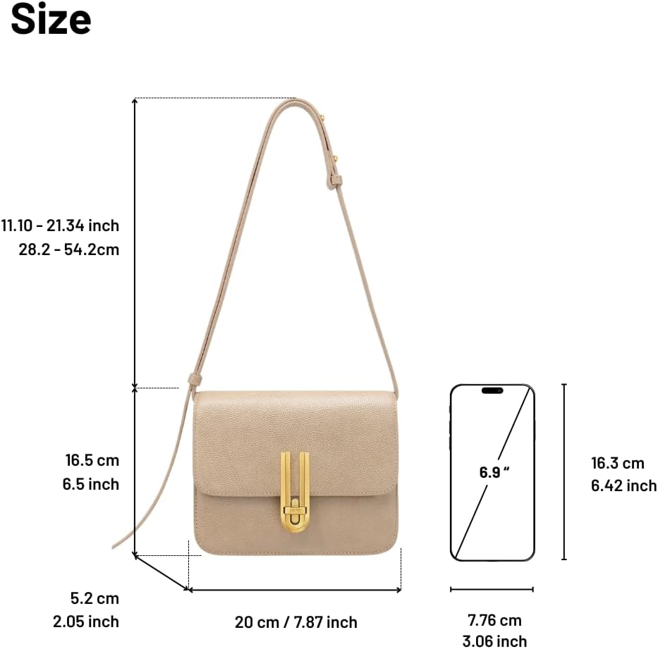 JW PEI Bolso de hombro Evania Lock Pebbled para mujer