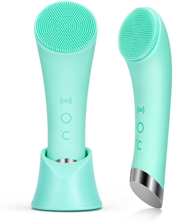 PRITECH Cepillo de silicona para la cara, cepillo de limpieza facia...