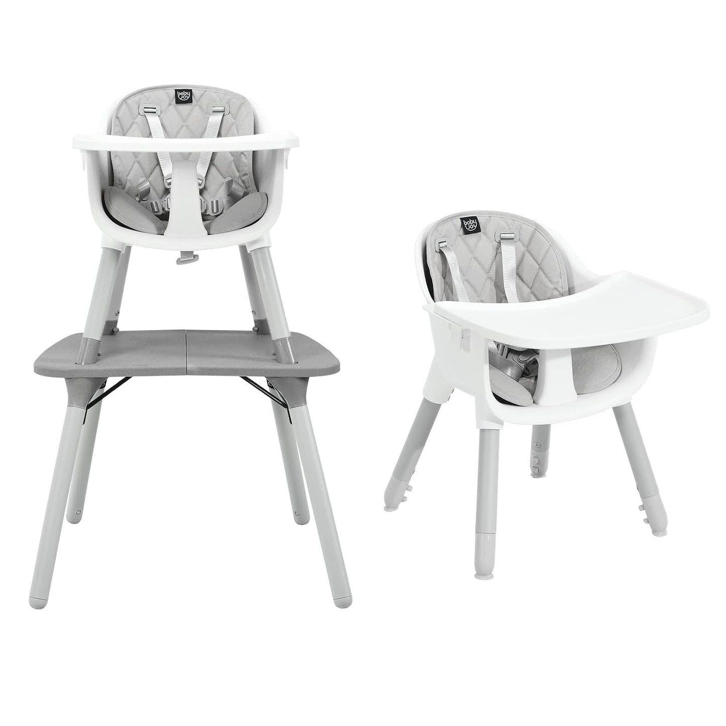 HONEY JOY - Silla alta 6 en 1, silla alta convertible para bebés y...