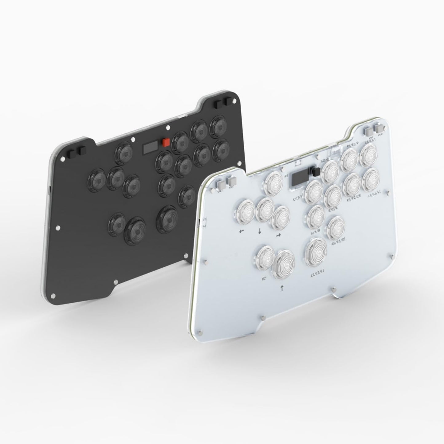 BITFUNX Duelpad Controlador sin palanca Arcade Stick, Controlador A...
