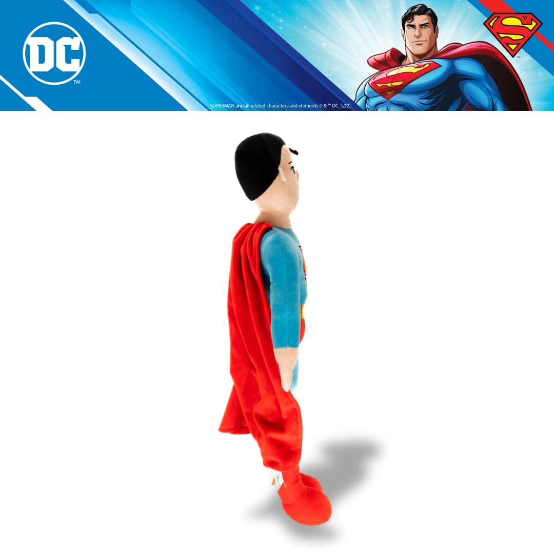 DC Comics Superman Ropa de Cama Almohada de Peluche Super Suave par...