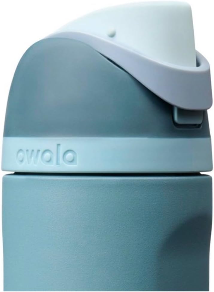Owala Botella de agua aislada FreeSip 24 fl oz Retardo de lluvia |...