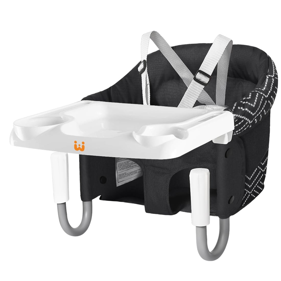 MTWML Silla alta de gancho con bandeja, silla alta portátil para be...