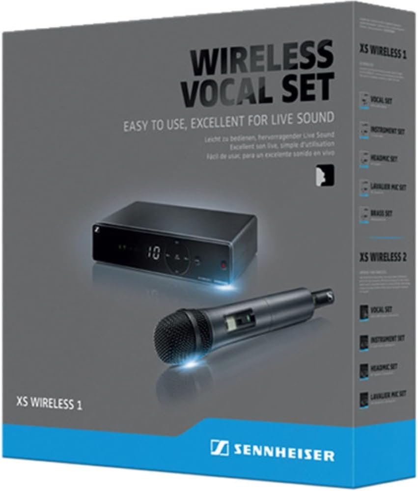 Sennheiser XSW 1-825-A UHF Vocal Set | Micrófono dinámico e825 con...