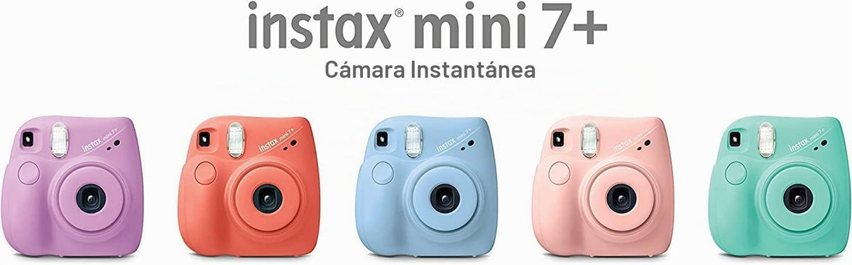 Cámara Fujifilm Instax Mini 7+, fácil de operar, portátil, práctica...