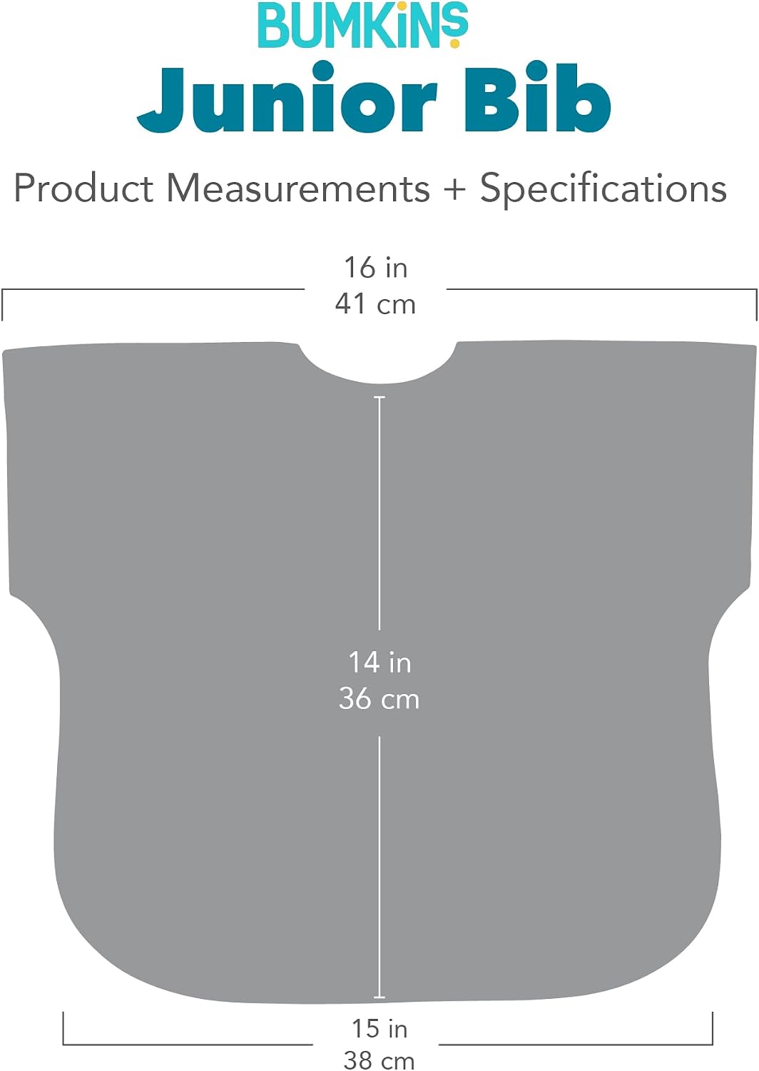 Bumkins Babero con volantes y 2 bolsas para sándwich, tela impermeable