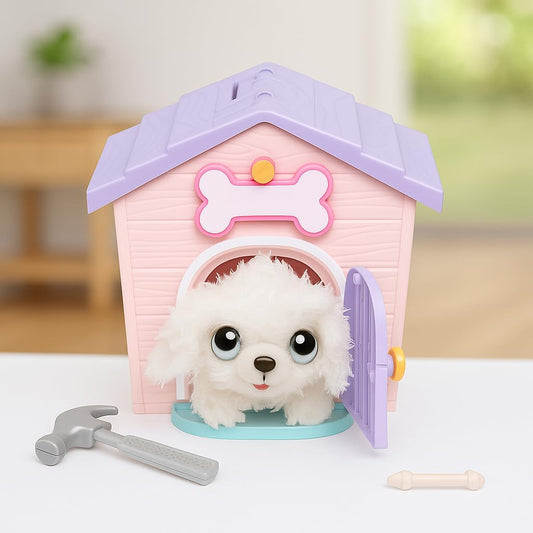 Little Live Pets Mi casa de mi cachorro Mini Set de juego, Rosa, Pe...