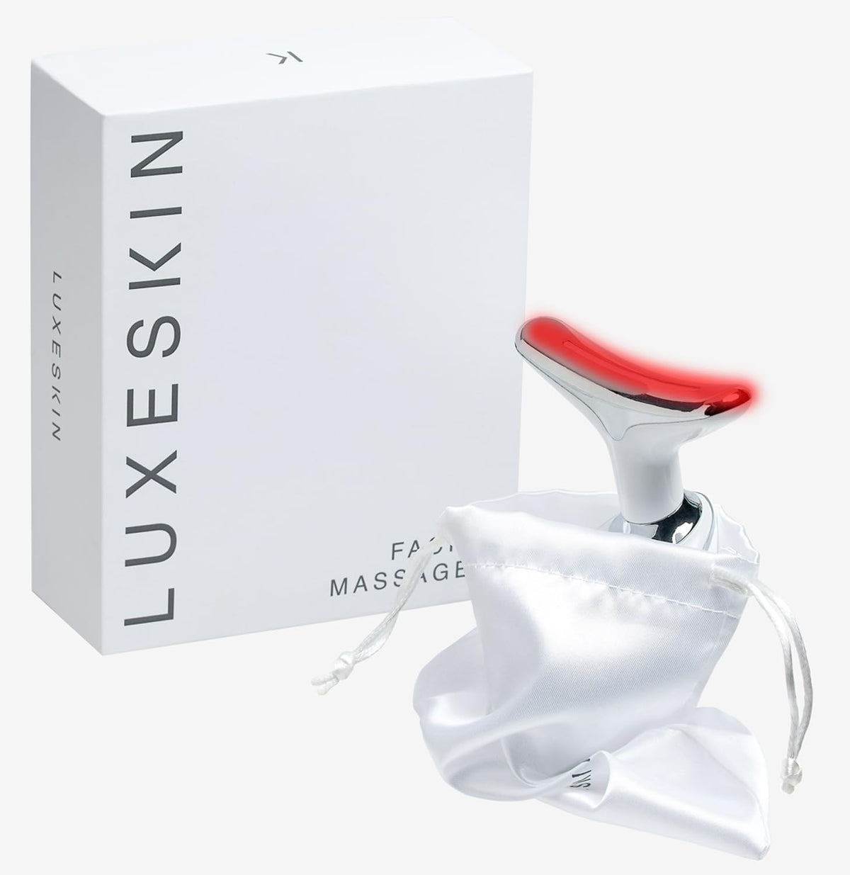 LuxeSkin Masajeador facial de la terapia de la luz roja del color L...