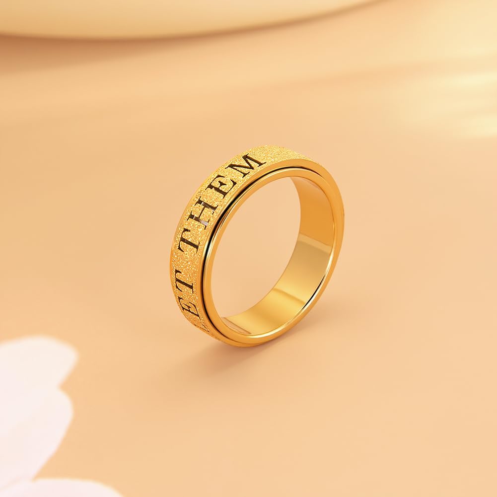 Anillos de ansiedad para adultos OreilleStar: anillo giratorio lind...