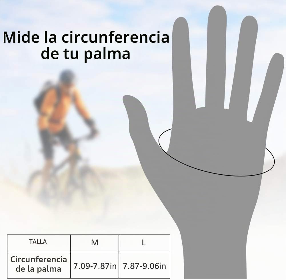 Accmor Guantes de ciclismo para hombres y mujeres, guantes de cicli...