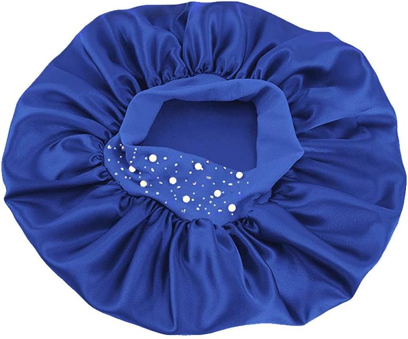 YeeMan Gorro de pelo con perlas brillantes y diamantes de imitación...