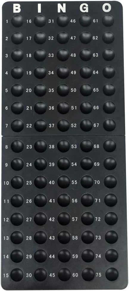 Yuanhe Juego de Bingo Deluxe - Incluye jaula de metal, 500 fichas d...
