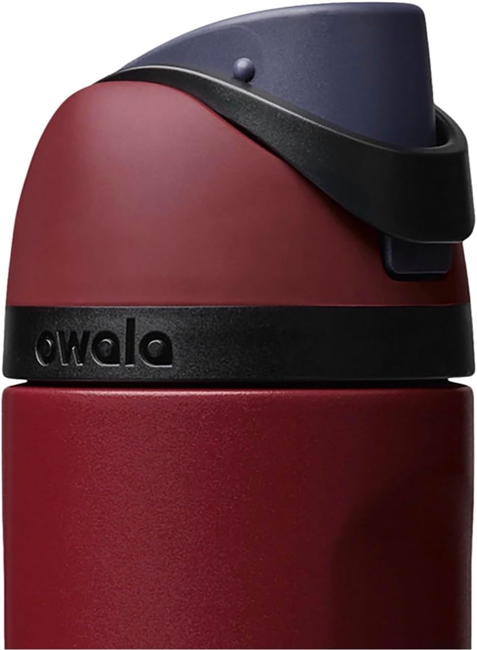 Owala Freesip - Botella de agua aislada de acero inoxidable con paj...
