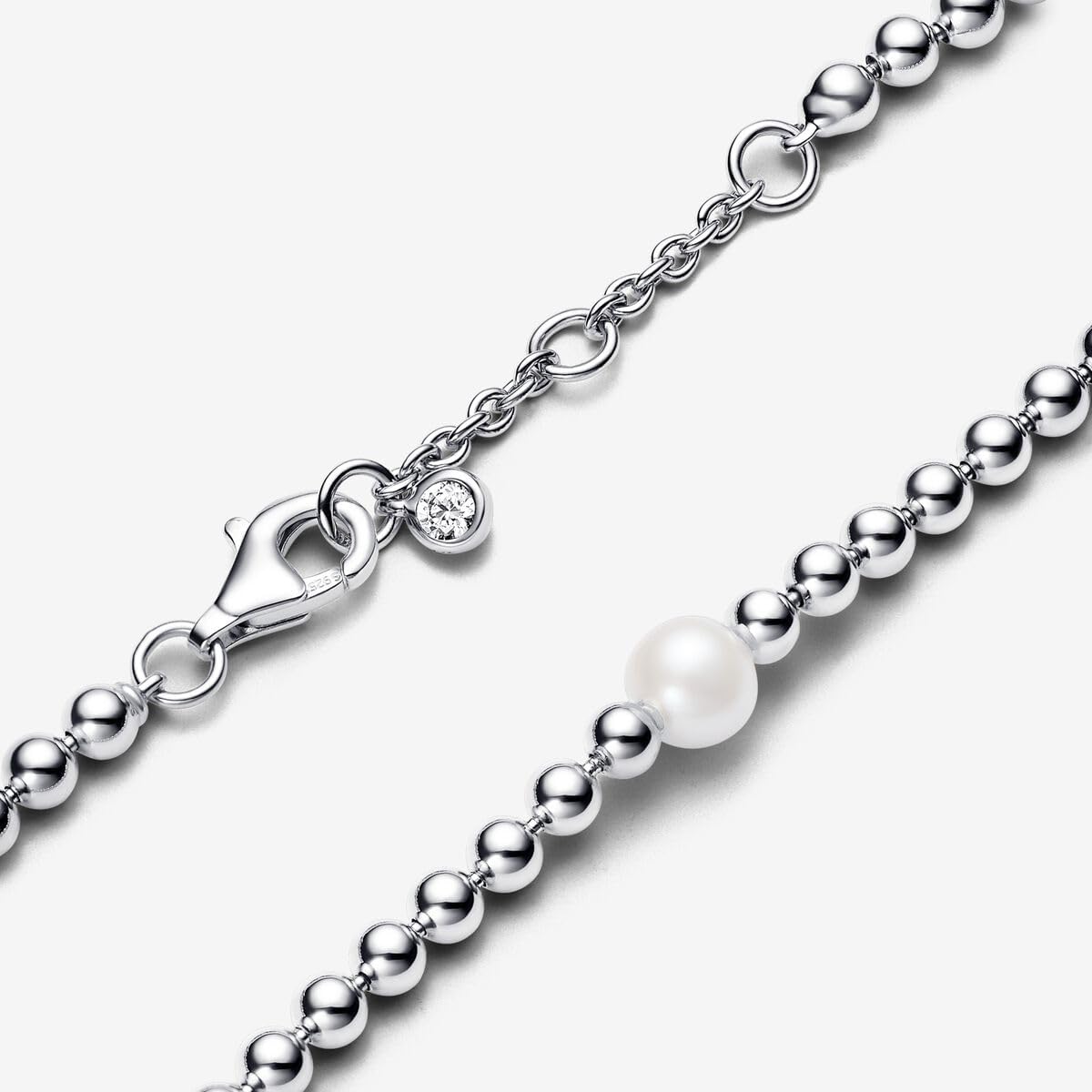 PANDORA Pulsera Atemporal de Perlas Cultivadas de Agua Dulce Tratad...
