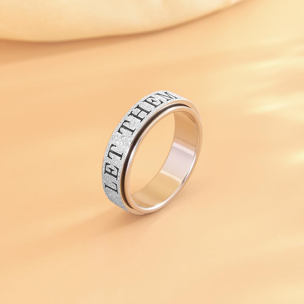 Fidget Toys Anillo de Ansiedad para Adultos para Mujeres: Fidget Sp...