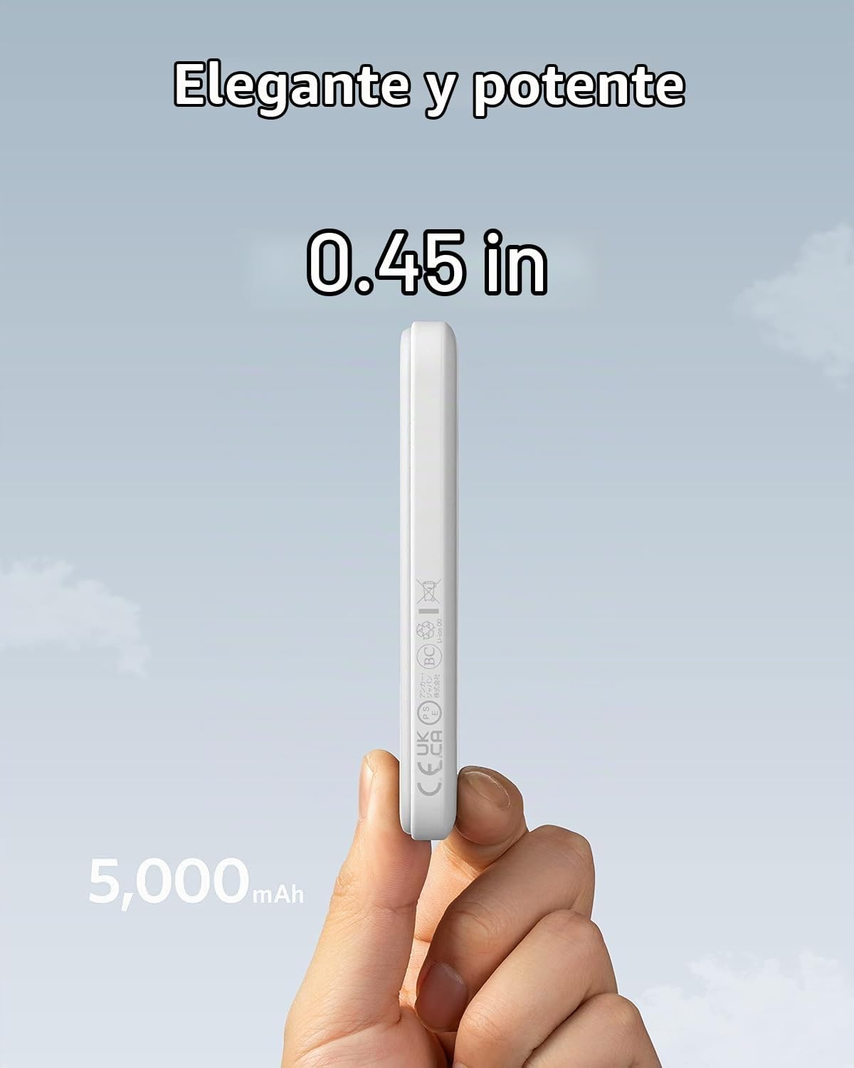 Anker 621 Cargador portátil magnético (MagGo), Banco de energía ina...