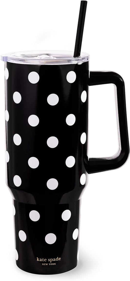 Kate Spade New York - Vaso de 40 onzas con pajilla, color verde | I...