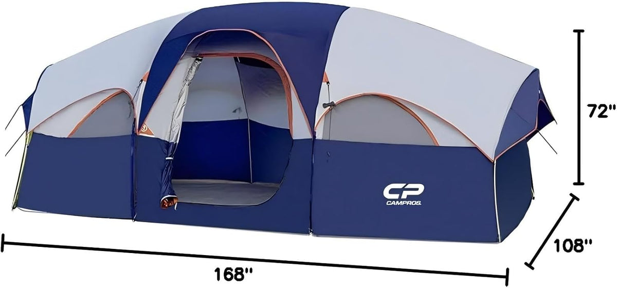 CAMPROS CP Tienda de campaña para 8 personas, divisor de habitación...