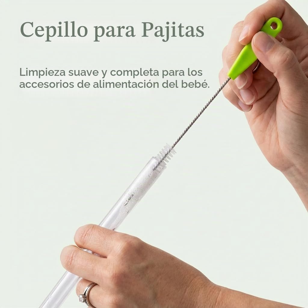 Juego de cepillo de biberón 4 en 1 de Ariseno, cepillo limpiador de...