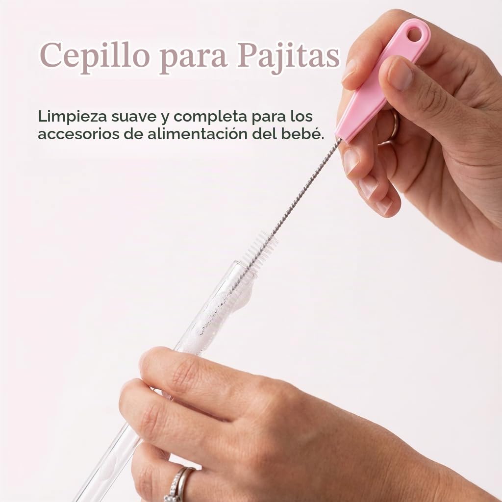 Juego de cepillo de biberón 5 en 1 de Ariseno, incluye cepillo de b...